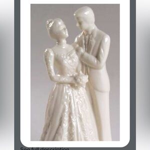 Lenox Elegant White Wedding Cake Topper